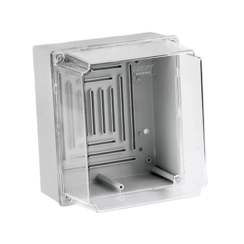 Caixa PVC Alta CMS Sobrepor Transparente 210x185x160mm IP44 Cod. 913220 - Cemar